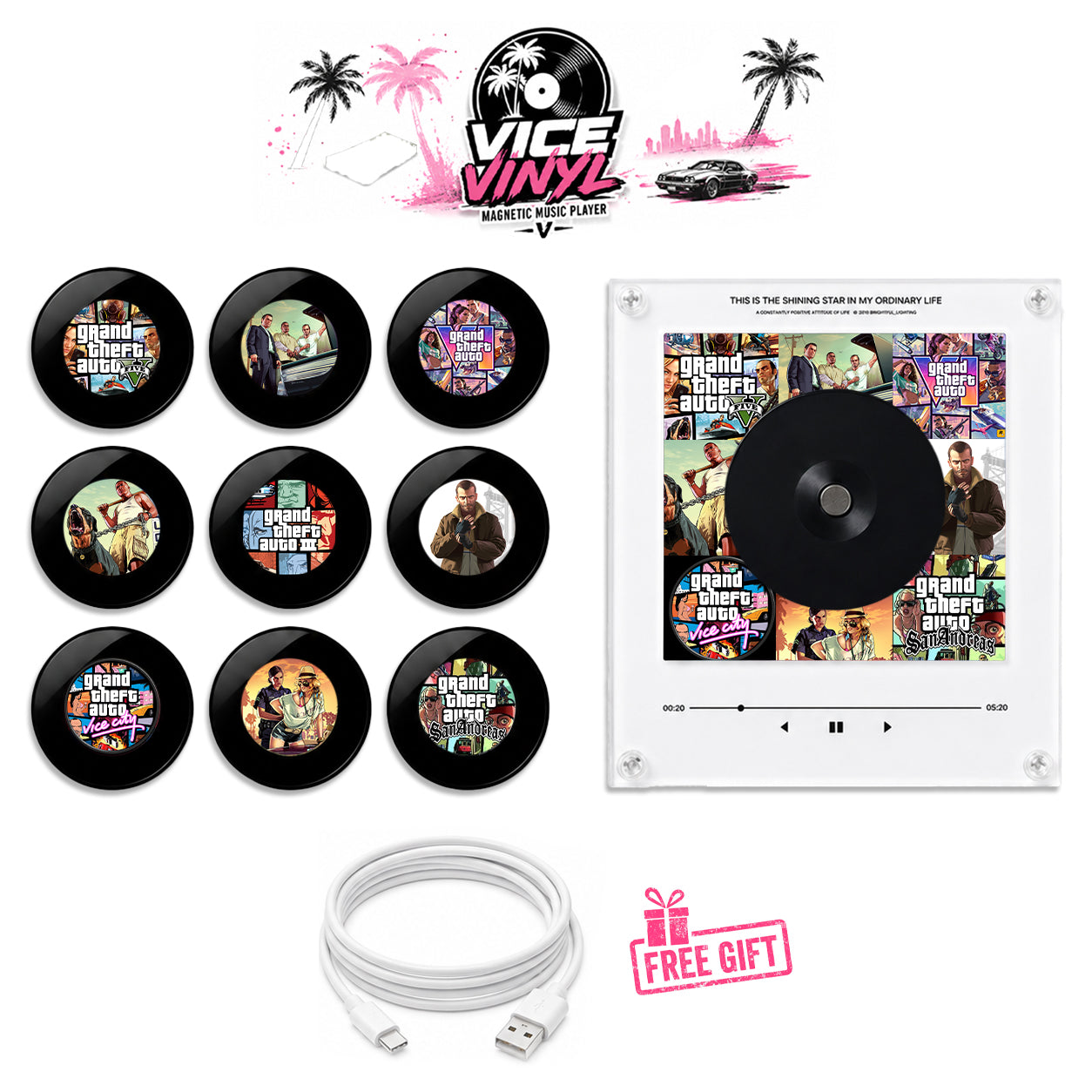 Vice Vinyl™ GTA Music Player