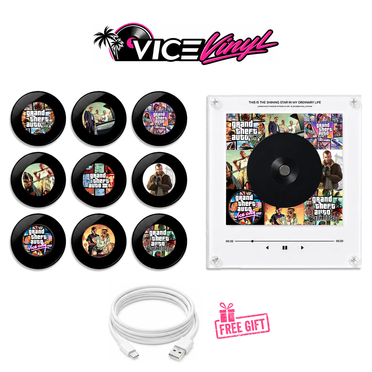 Vice Vinyl™ GTA Music Player
